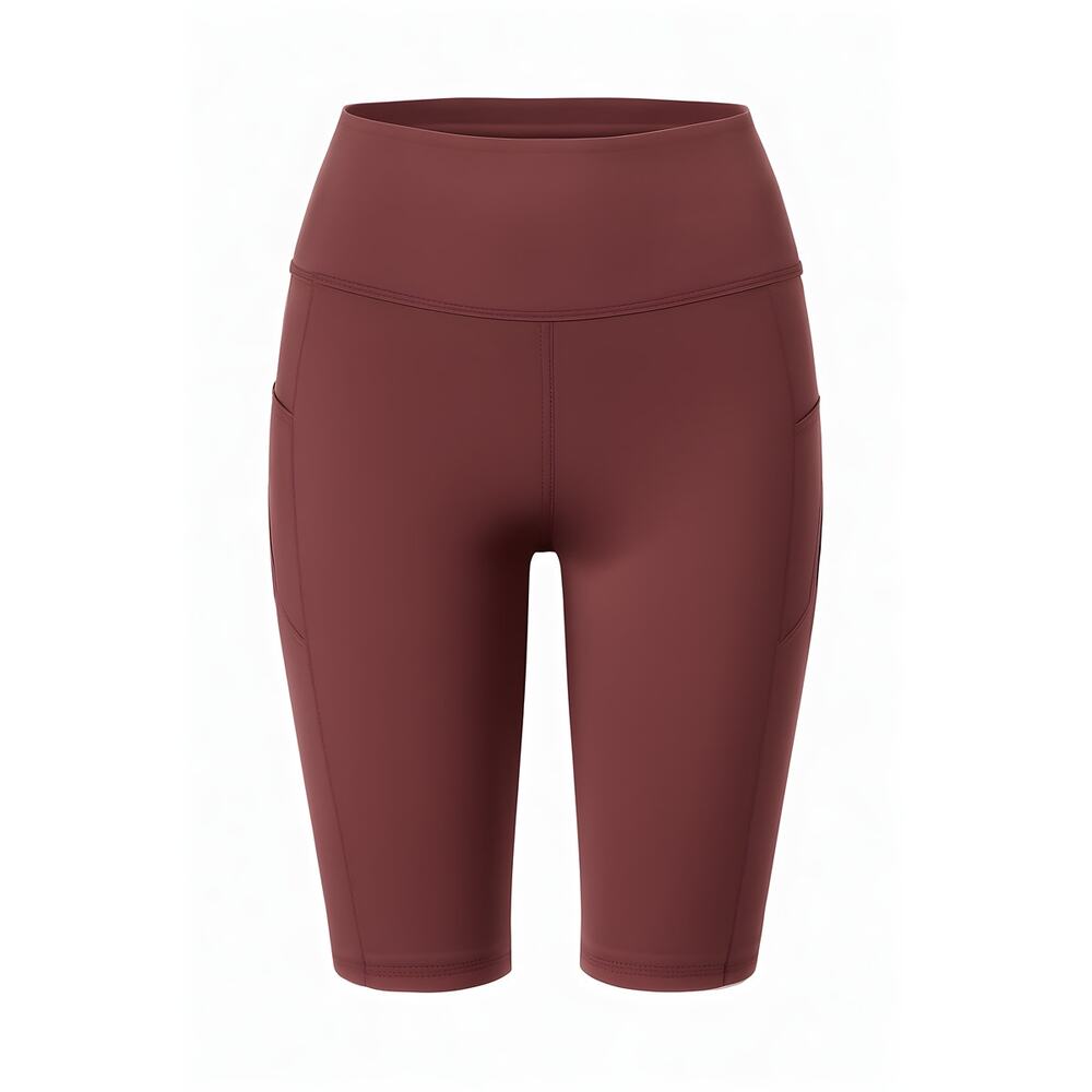 FIGS Women's Biker Shorts W22KW2006 NWT (DMA) Deep Mauve M